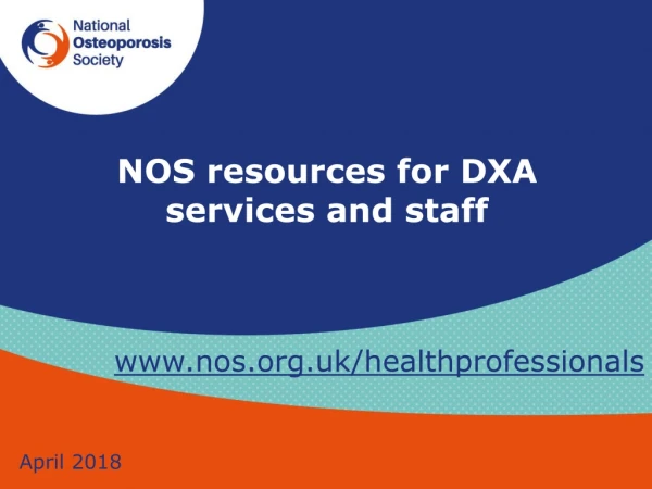 NOS resources for DXA services and staff