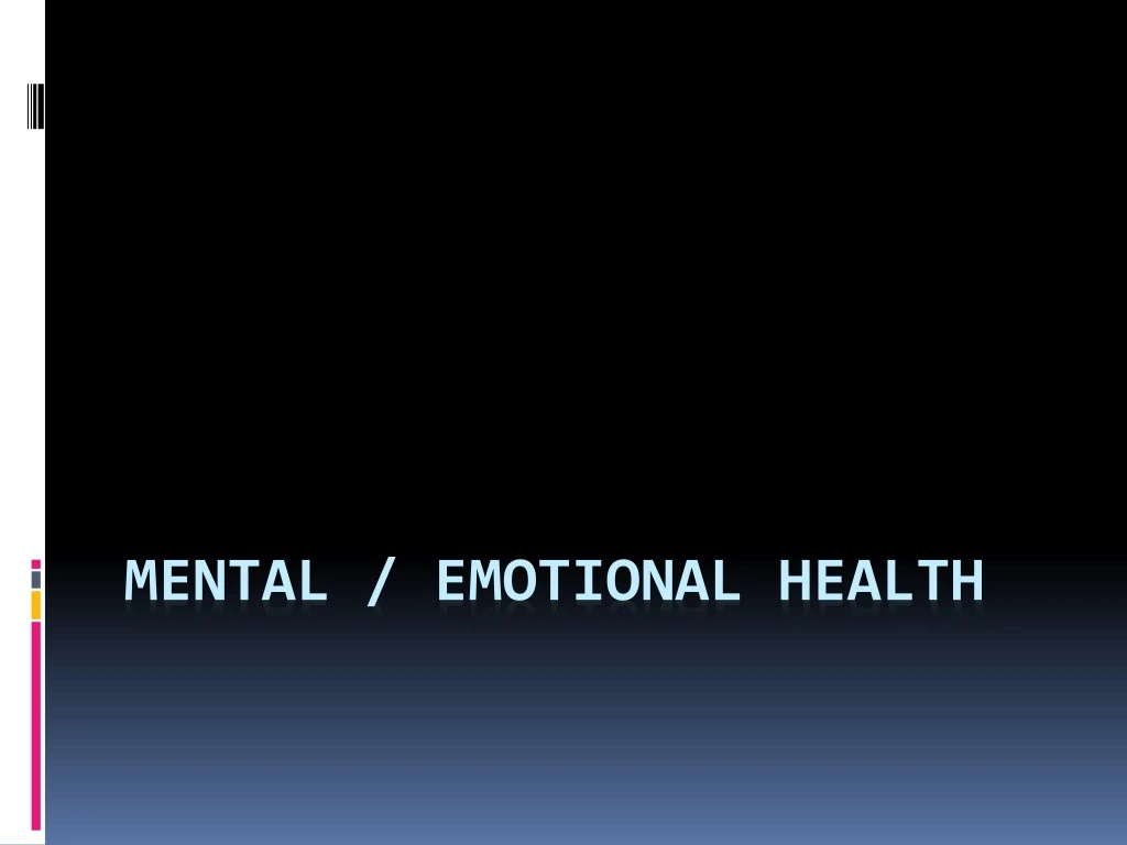 mental emotional health
