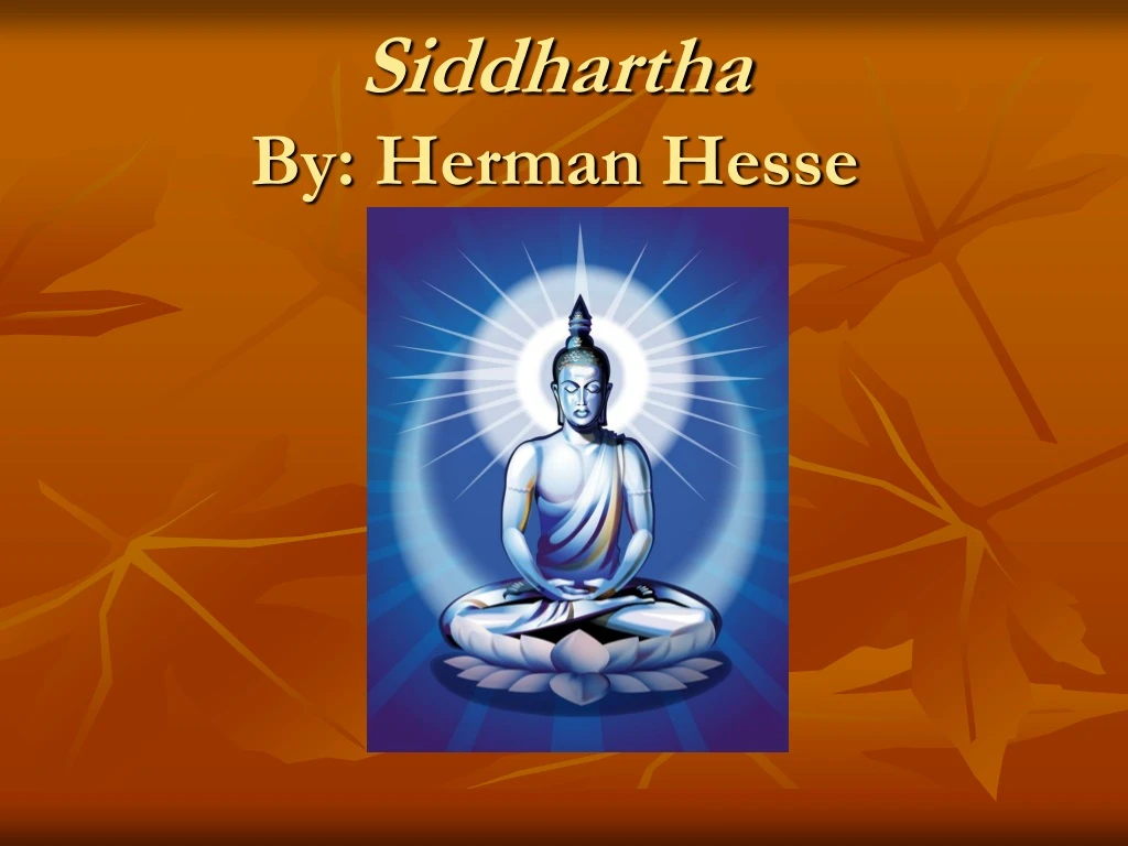 siddhartha by herman hesse