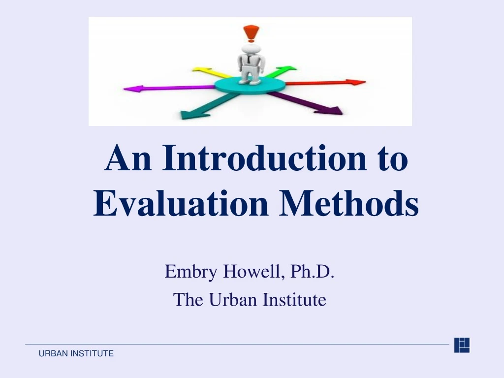 an introduction to evaluation methods