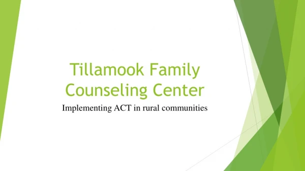 Tillamook Family Counseling Center