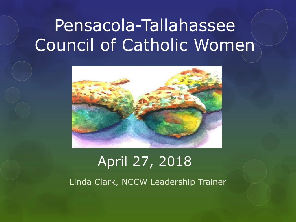 pensacola tallahassee council of catholic women april 27 2018