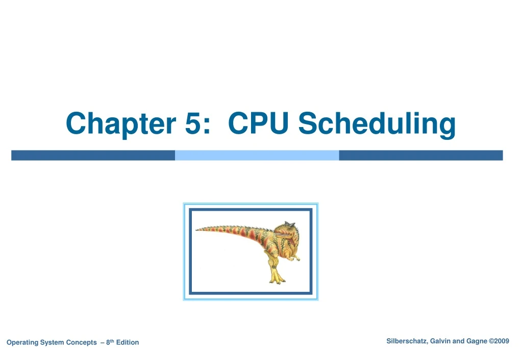 chapter 5 cpu scheduling