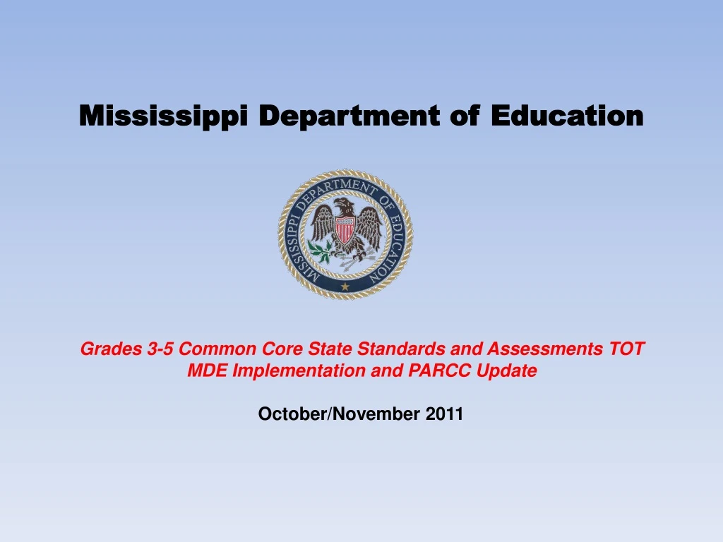 mississippi department of education grades