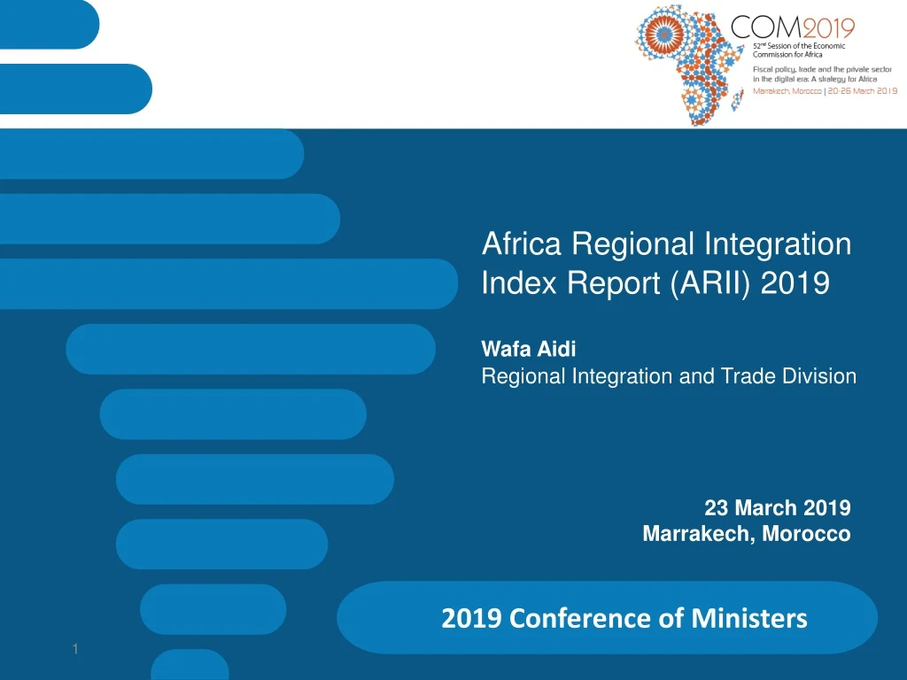 africa regional integration index report arii 2019
