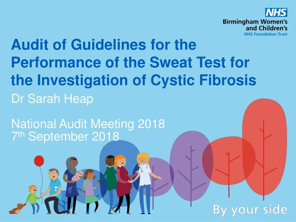 audit of guidelines for the performance of the sweat test for the investigation of cystic fibrosis