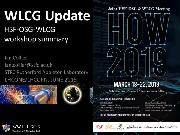WLCG Update HSF-OSG-WLCG workshop summary