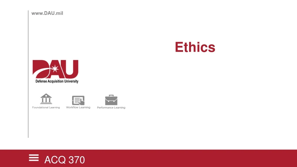 ethics