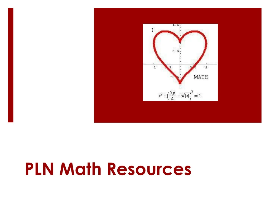pln math resources