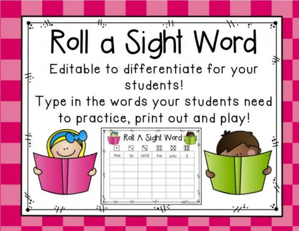 This simple, but engaging game is great for small group instruction or as