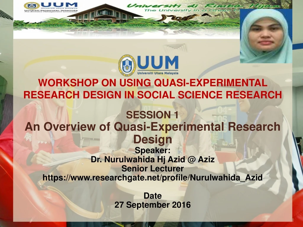 workshop on using quasi experimental research