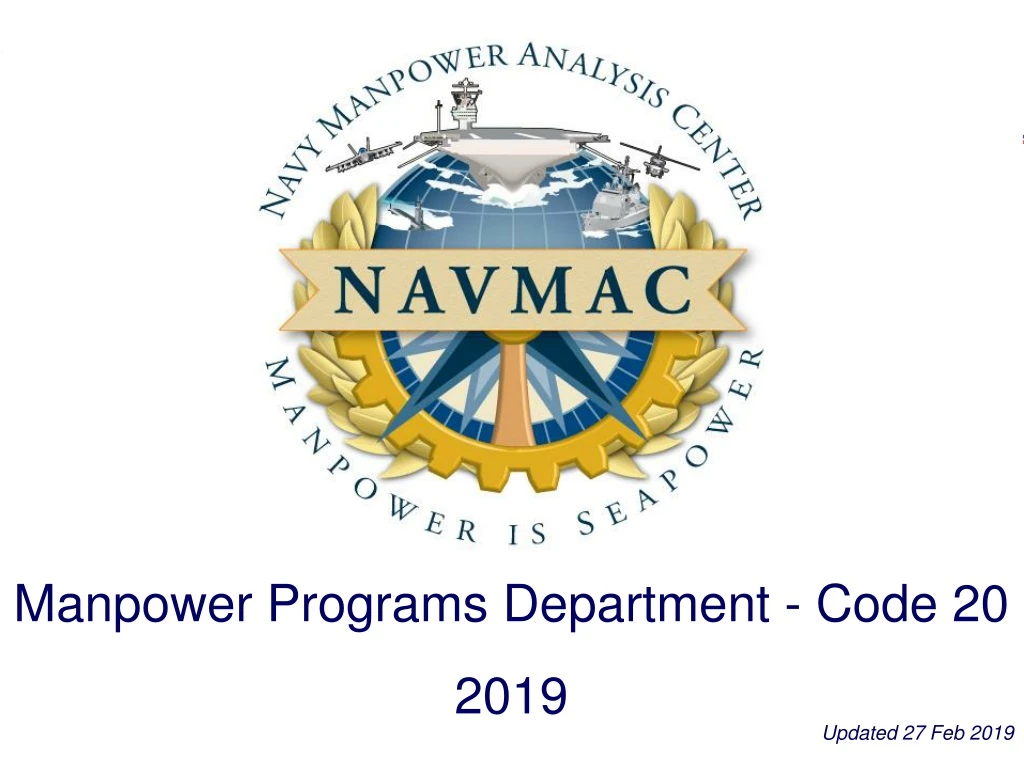 manpower programs department code 20 2019