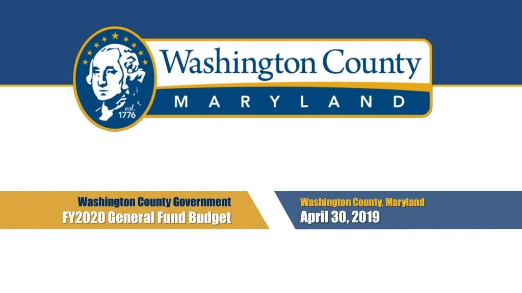 washington county government fy2020 general fund