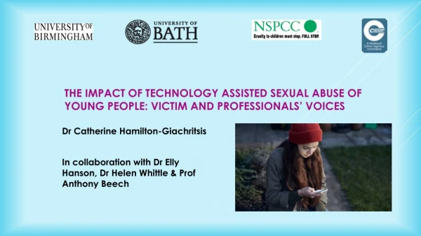 The impact of technology assisted sexual abuse of young people: victim and professionals’ voices