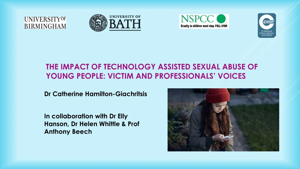 the impact of technology assisted sexual abuse of young people victim and professionals voices