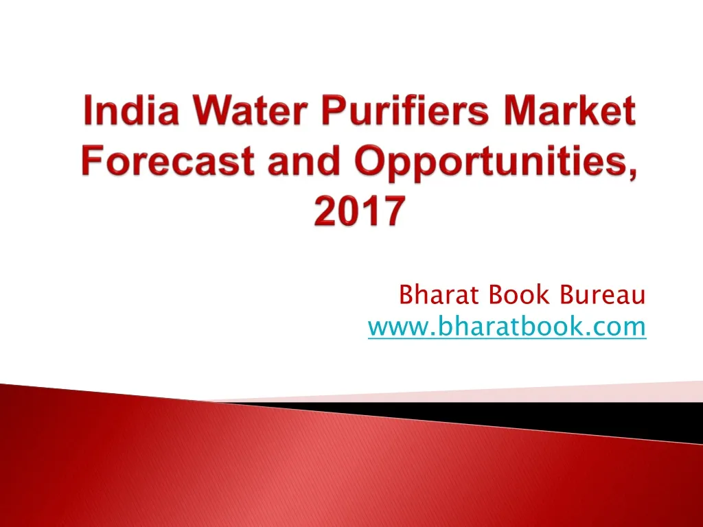 india water purifiers market forecast and opportunities 2017
