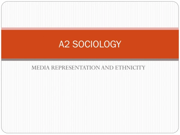 A2 SOCIOLOGY