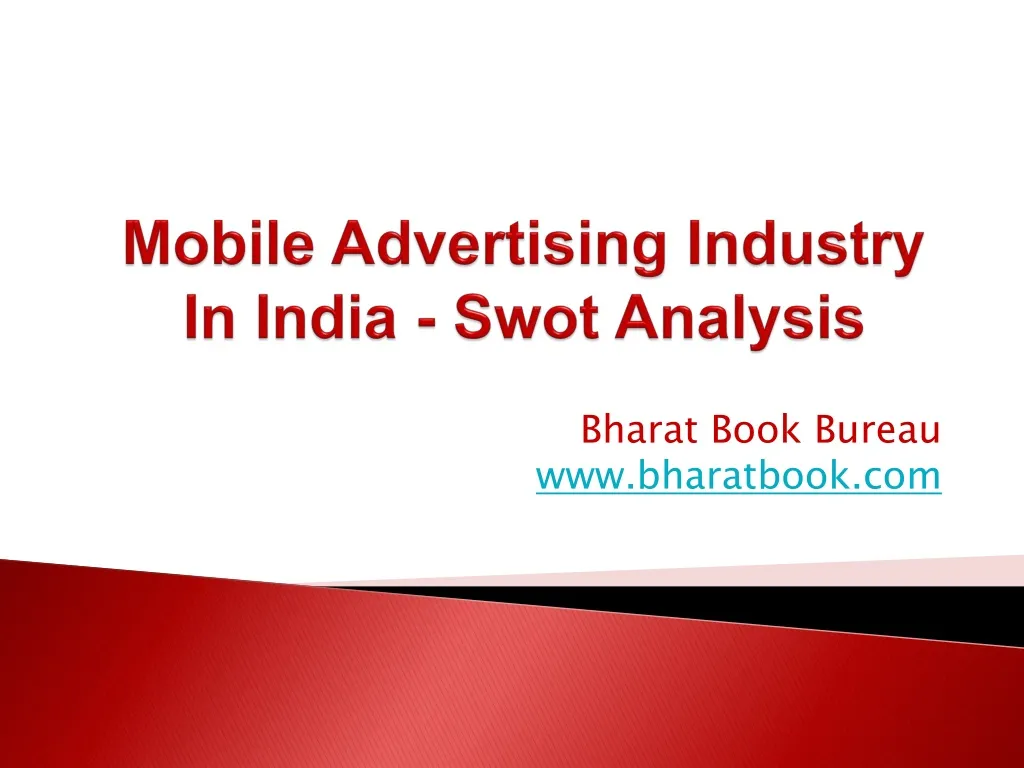 mobile advertising industry in india swot analysis