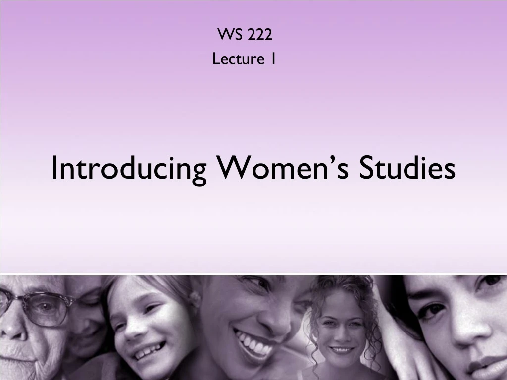 ws 222 lecture 1
