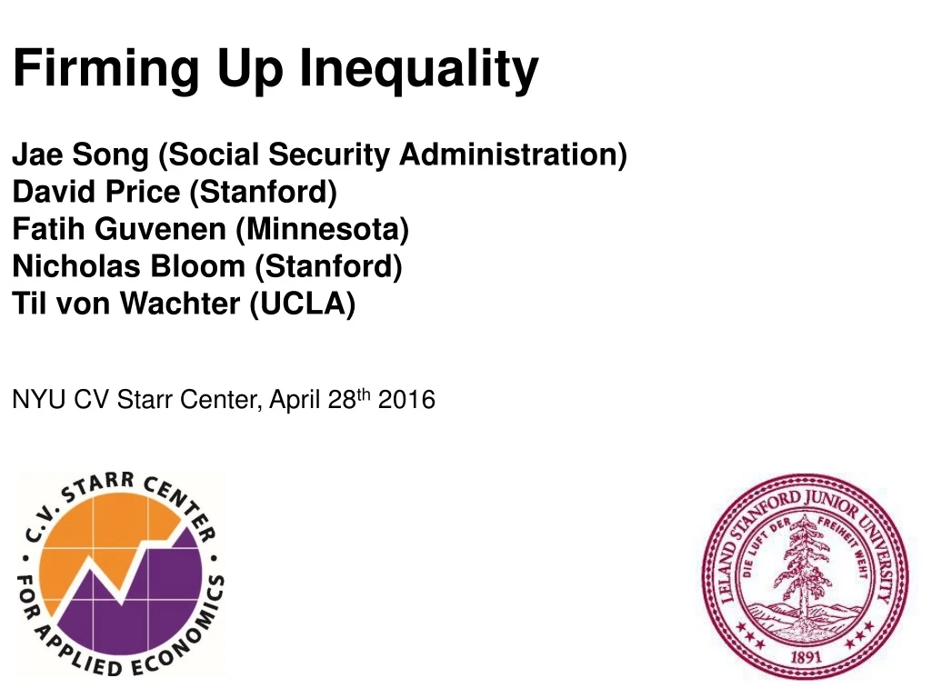 firming up inequality jae song social security