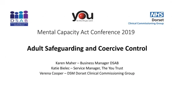 Mental Capacity Act Conference 2019