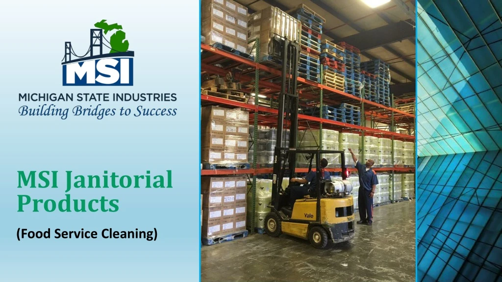msi janitorial products
