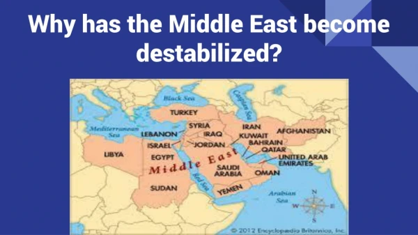 Why has the Middle East become destabilized?