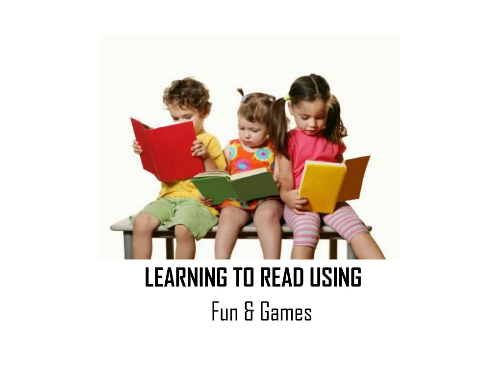 learning to read using