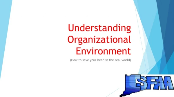 Understanding Organizational Environment
