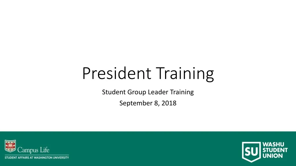 president training