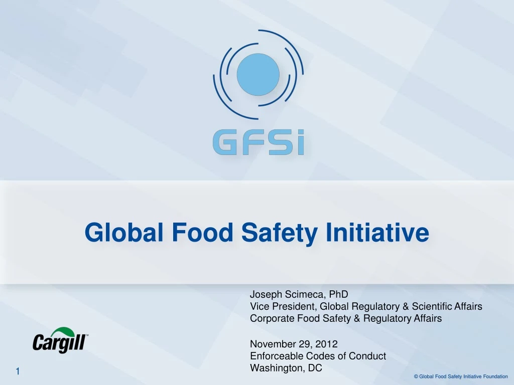 global food safety initiative