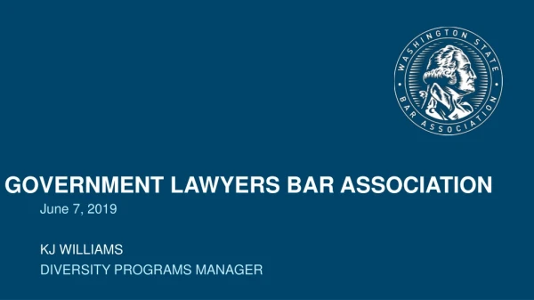 Government lawyers Bar association
