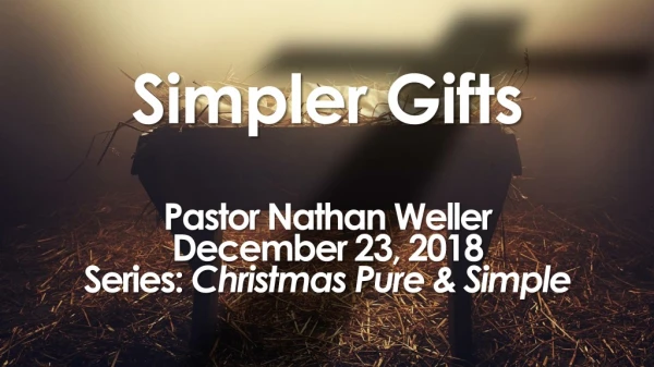 Simpler Gifts