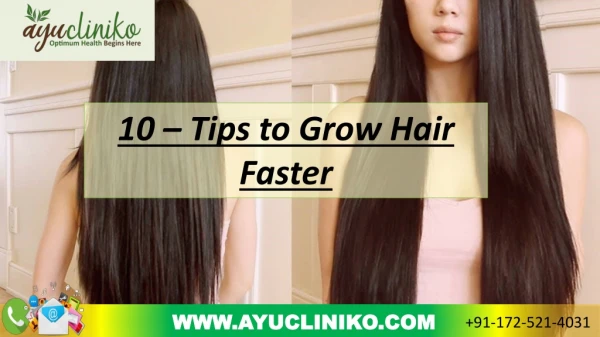 10 Tips to Hair Grow Faster