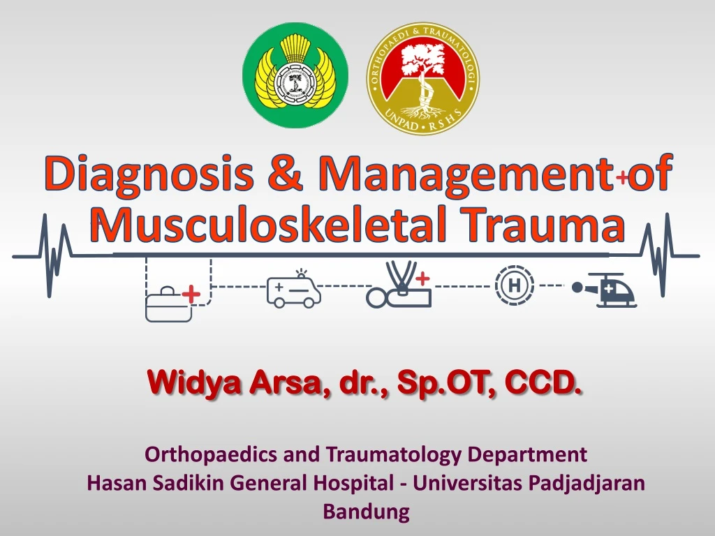 diagnosis management of musculoskeletal trauma