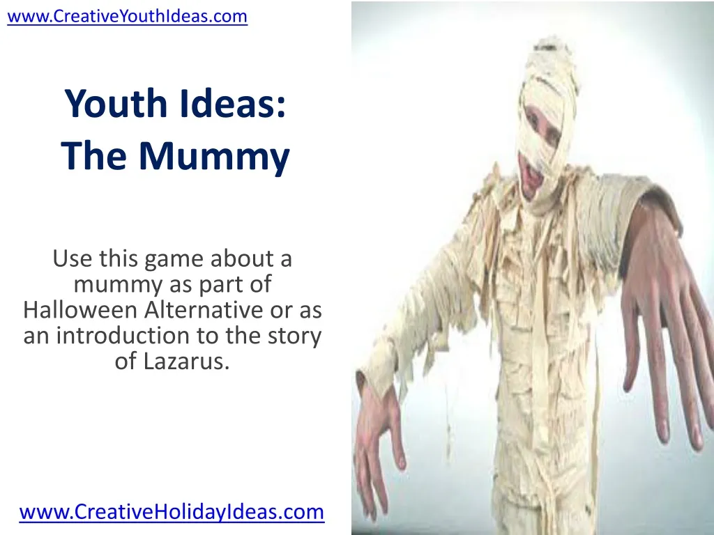 youth ideas the mummy