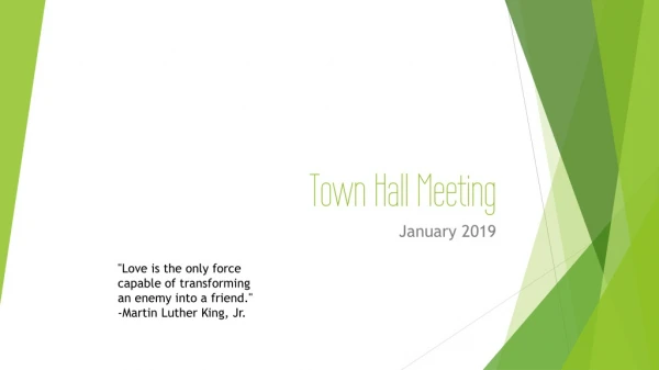 Town Hall Meeting