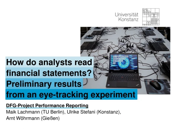 How do analysts read