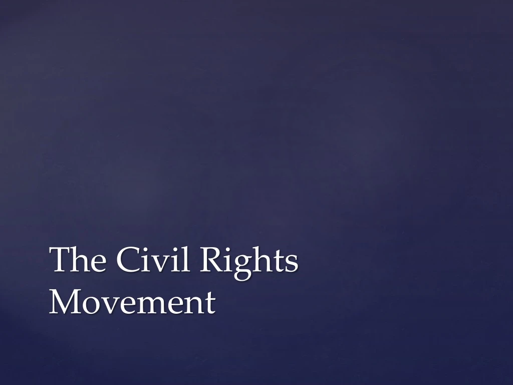 the civil rights movement