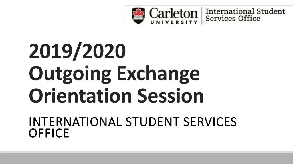 2019 2020 outgoing exchange orientation session