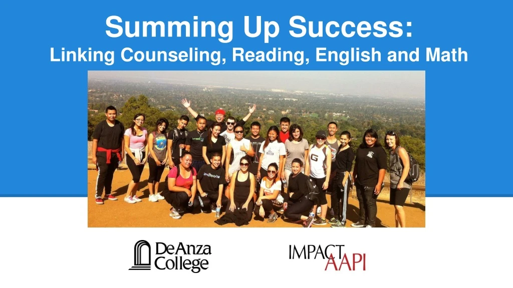 summing up success linking counseling reading english and math