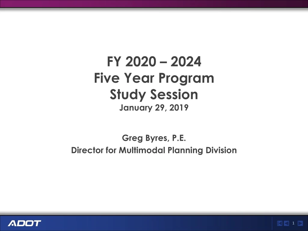 fy 2020 2024 five year program study session january 29 2019