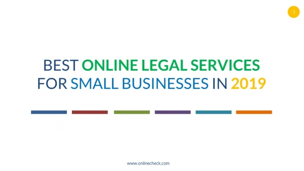Best Online Legal Services for Small Businesses in 2019