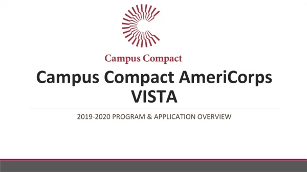 Campus Compact AmeriCorps VISTA
