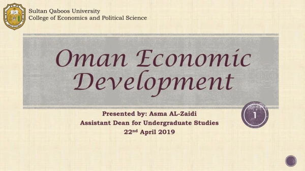 Oman Economic Development