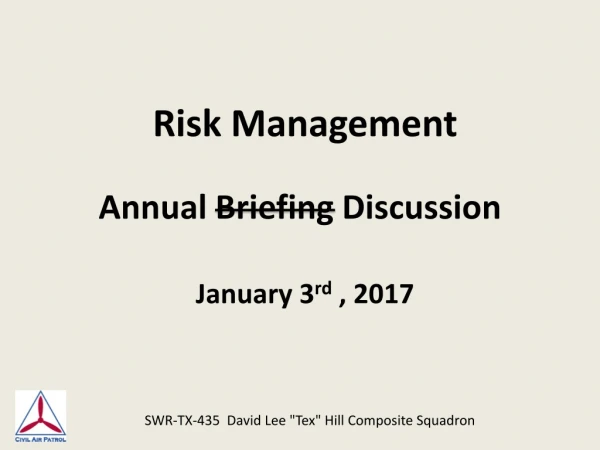 Annual Briefing Discussion