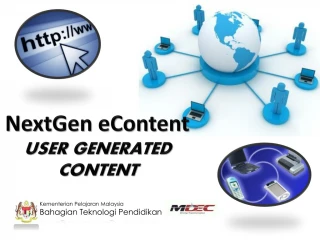 NextGen eContent USER GENERATED CONTENT - slide 1