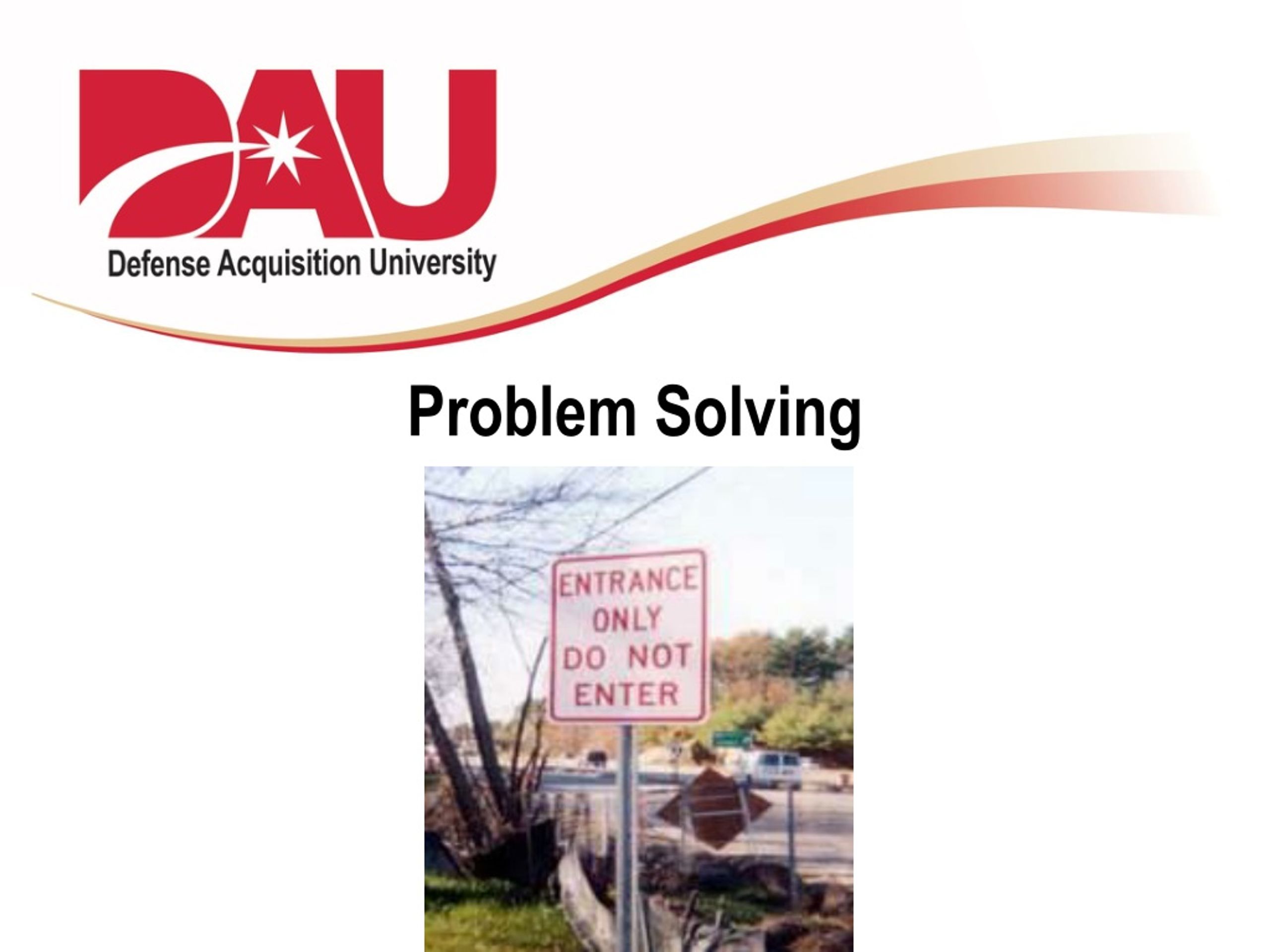 Problem Solving - slide 1