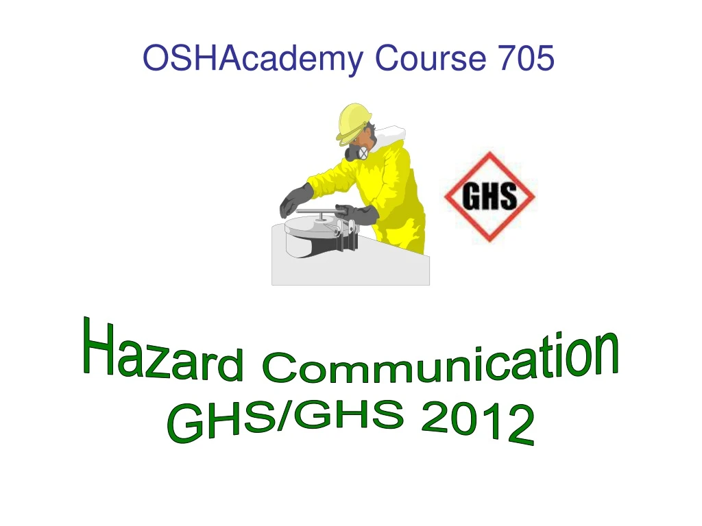 oshacademy course 705