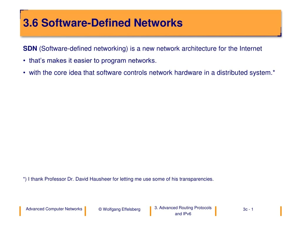 3 6 software defined networks